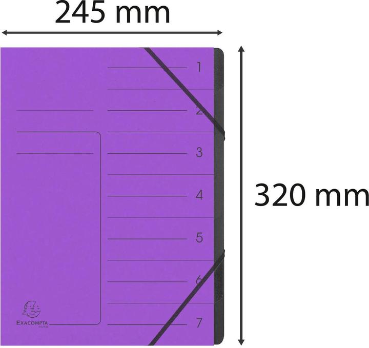 Produktbild Exacompta Geheftete Ordnungsmappen (A4, 1 x)