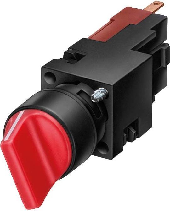 Produktbild Siemens Knebelschalter rund schwarz 16mm Plastik