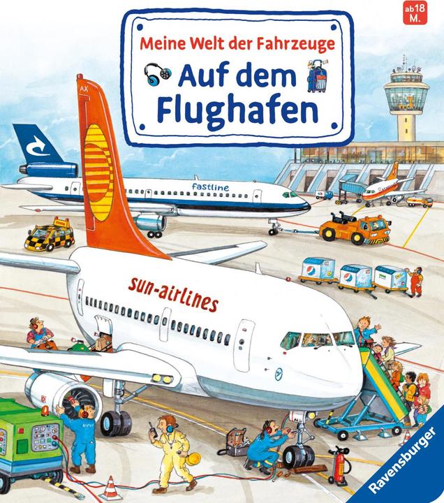 Actual product image Ravensburger My world of vehicles: At the airport (German, Susanne Gernhäuser, Wolfgang Butcher)