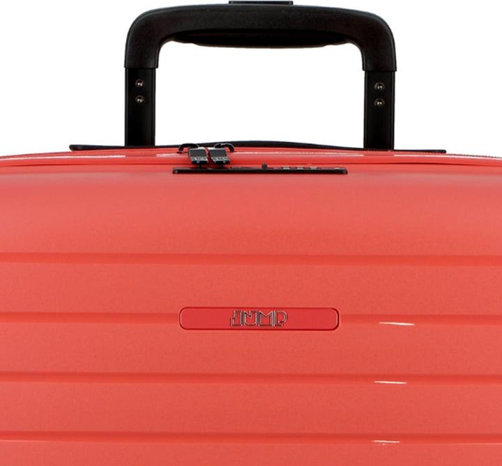 Immagine prodotto Jump Striper 4 Rollen Kabinentrolley 55 cm mit Dehnfalte (32 l, Bagaglio a mano (fino a 50 litri))