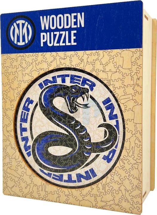 Iconic FC Inter Milan - Logo with snake - Wooden Puzzle Size M (270 pieces) (270 pieces)