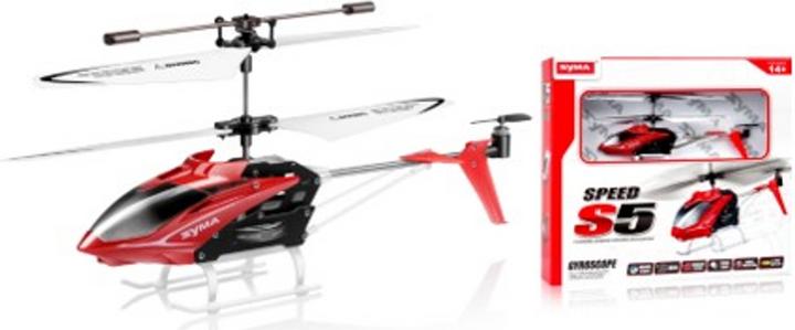 Actual product image Amo Toys Syma - I/R S5 Speed Helicopter Red (50400)
