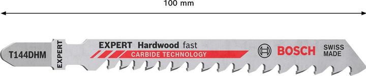 Actual product image Bosch Professional Zubehör EXPERT 'Hardwood Fast' T 144 DHM Jigsaw blade, 3 pieces