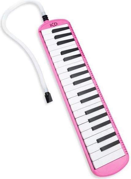 Produktbild keepdrum Melodica Pink 37 Tasten mit Tasche und Notenheft (Deutsch)