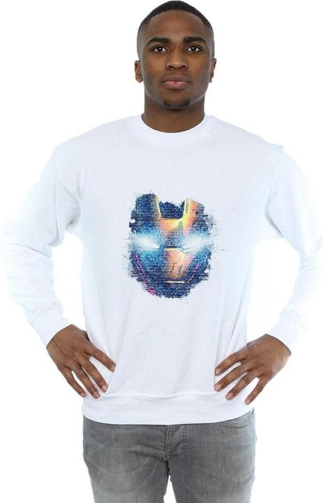 Produktbild Avengers Iron Man Distressed Head Sweatshirt (XL)