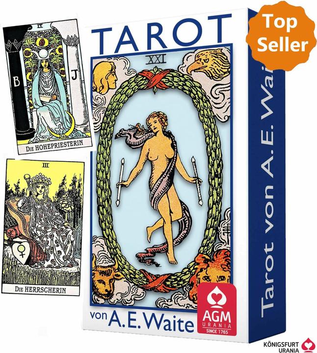 Image du produit Tarot von A.E. Waite (Allemand, Pamela Colman Smith, Arthur Edward Waite, 2017)