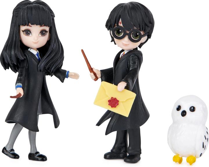 Actual product image Spin Master Set of 3 figures Harry with Cho and Hedwig