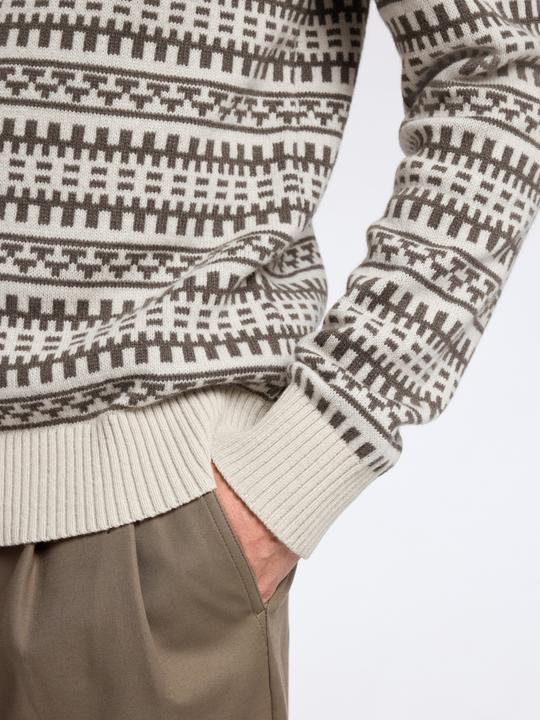 Actual product image Selected Homme Patterned jumper with round neckline (L)