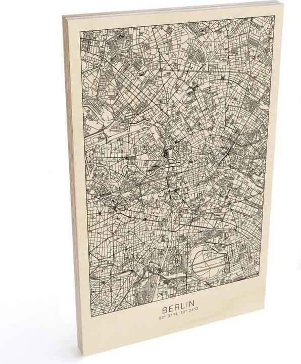 Immagine prodotto Trenddeko Mappa della città di Berlino (30 x 45 cm)