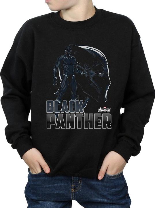 Immagine prodotto Avengers Infinity War Black Panther Character Felpa Ragazzi (152, 158)