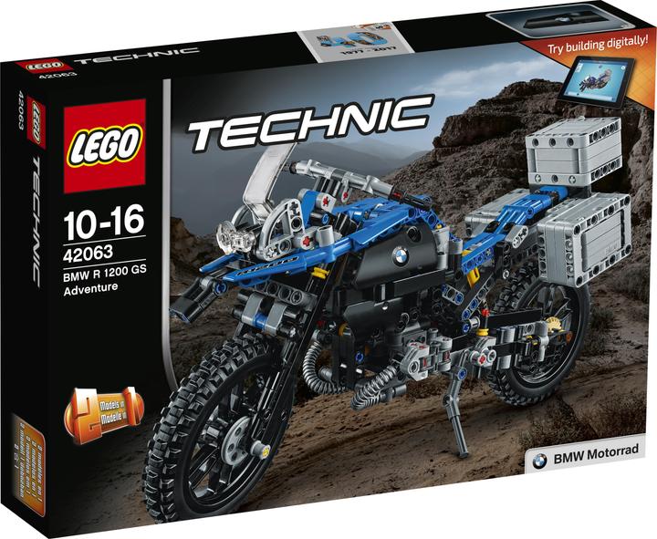 Produktbild LEGO BMW R 1200 GS Adventure (42063, LEGO Technic)