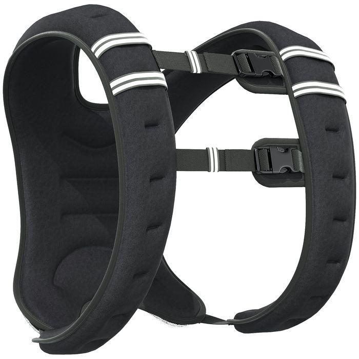 Produktbild Swisshandel24 Krafttrainning Gewichtsweste Weight Vest 10 kg verstellbar Oxford-Gewebe Metallsand Schwarz 40 x 35 (1 x 10 kg)