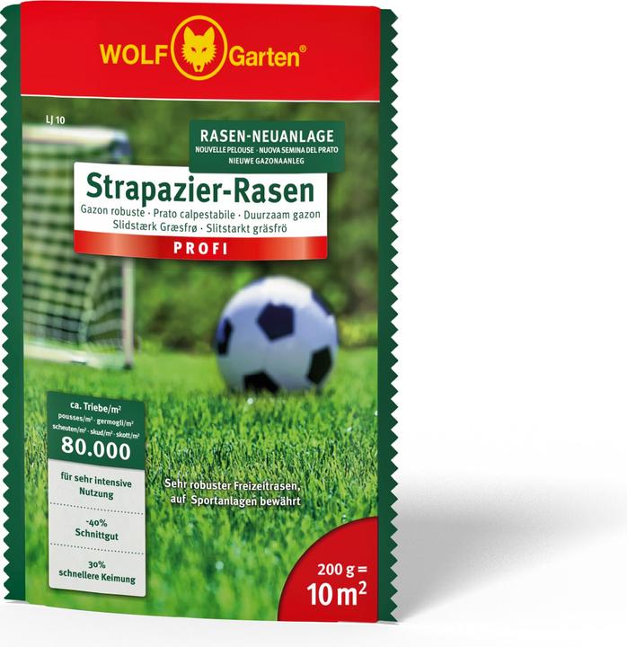 Produktbild Wolf-Garten Strapazier-Rasen 10m2 (Rasensamen)