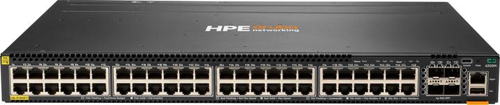 Produktbild HPE E Aruba Switch, 48 Port PoE and 4 Port SFP56, Layer 3, Stackable, 1U, One Touch (48 Ports)