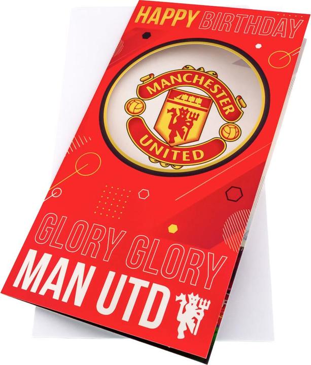 Immagine prodotto Manchester United FC Glory Glory Biglietto di Compleanno (1 pz.)
