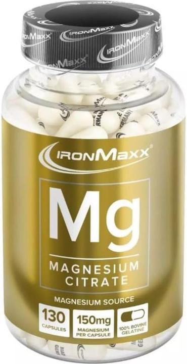 Produktbild IronMaxx Mg-Magnesium (130 Stück, Kapseln, 500 g)