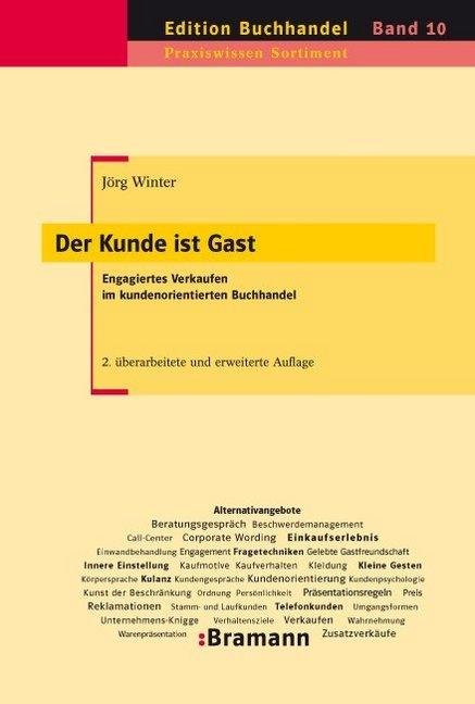 Actual product image Der Kunde ist Gast (German, Jörg Winter, Klaus-Wilhelm Bramann, 2016)