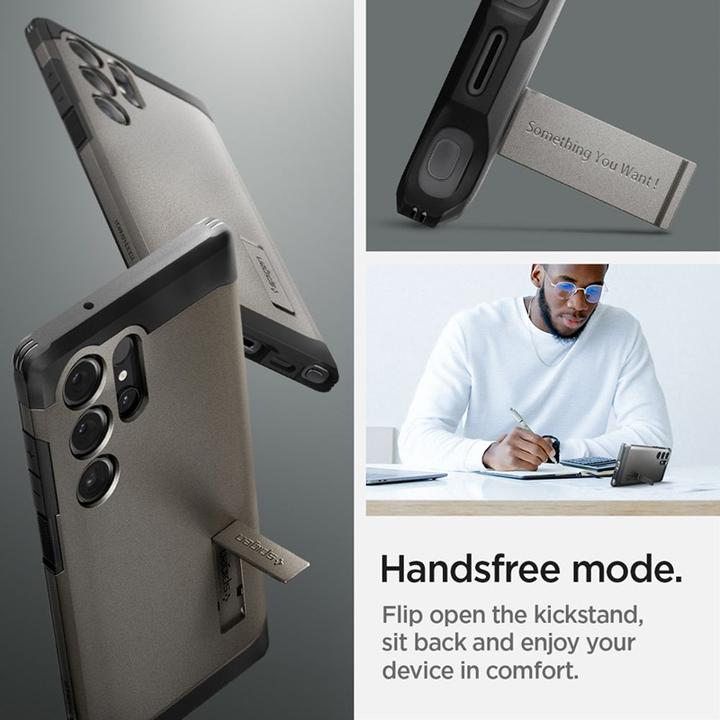 Actual product image Spigen Tough Armor (Samsung Galaxy S24 Ultra)