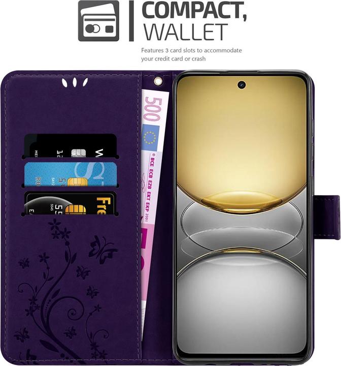 Immagine prodotto Cadorabo Custodia per Realme C75 Flower Book (Siemens CC75)