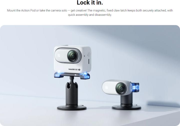Immagine prodotto Insta360 Supporto a perno (Insta360 Go 3, Insta360 GO 3S)