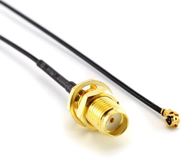Produktbild Allnet Antennen-Pigtail U.FL auf SMA (F) 30cm (Antennenkabel)