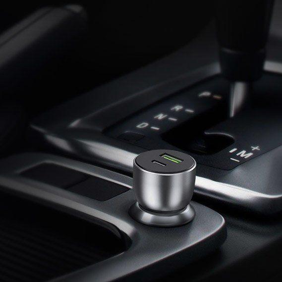 Image du produit Ugreen Chargeur de voiture USB-C PD + USB-A QC 36W