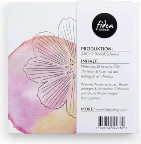Produktbild Fidea Blüten-Kräuterbad Thymian & Cosmea (Badeperlen)