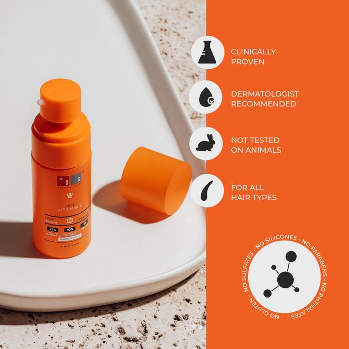 Image du produit DS Laboratories Sérum 35% Vitamine C pour le visage Sérum anti-âge avec vitamine E et squalane Hydratant et (30 ml)