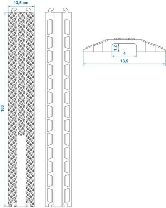 Produktbild ProPlus Kabelbrücke (Kabelbrücke, 100 cm)
