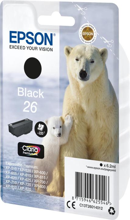 Produktbild Epson 26 Claria Premium (BK)