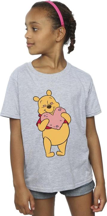 Actual product image Disney Girls Winnie The Pooh Heart Eyes Cotton T-Shirt (152, 158)