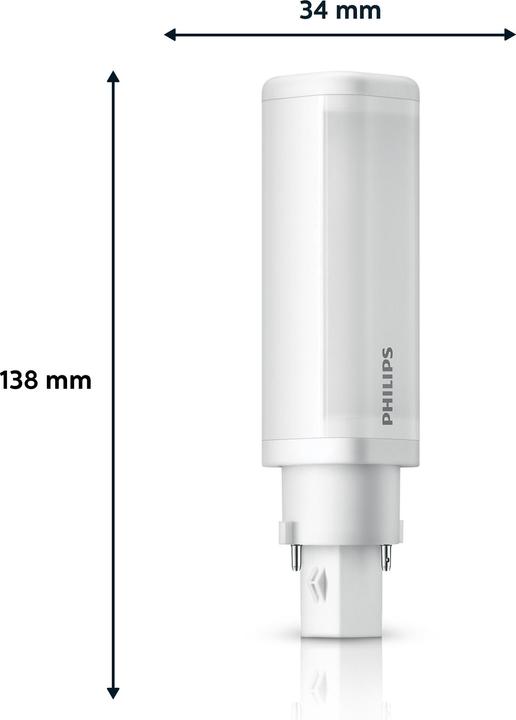 Produktbild Philips PLC/T - EM/Mains (G24d-1, 5.90 W, 600 lm, 10 x, F)