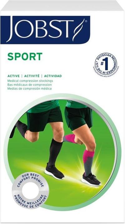 Immagine prodotto Essity Jobst Sport, Indicatore Pokollaneówki 15-20 mm Hg (Knee CT) Rosa, Taglia S (S)