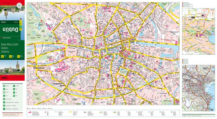 Immagine prodotto Dublino, Mappa della città 1:10.000, freytag & berndt