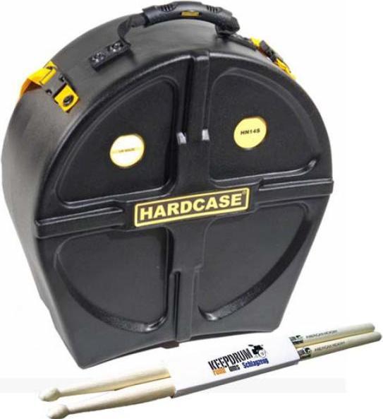 Actual product image Hardcase HN14S snare case 14 with drumsticks (Drums)