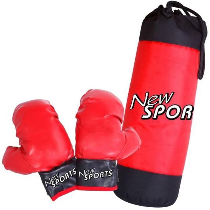 Produktbild New Sports Boxsack + Boxhandschuhe (14 cm, 1.02 kg)