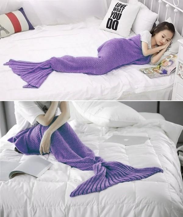 Image du produit ASMI Couverture de sirène pour enfants 140cm