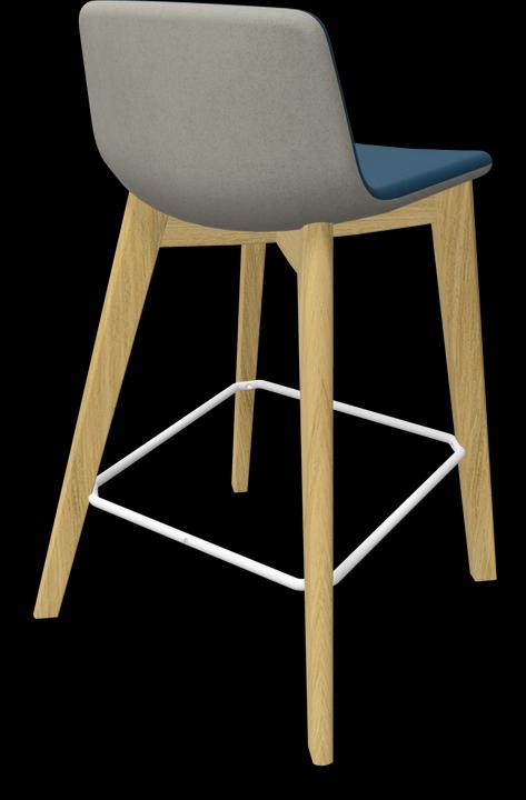 Actual product image Narbutas Twist & Sit Bar Stool