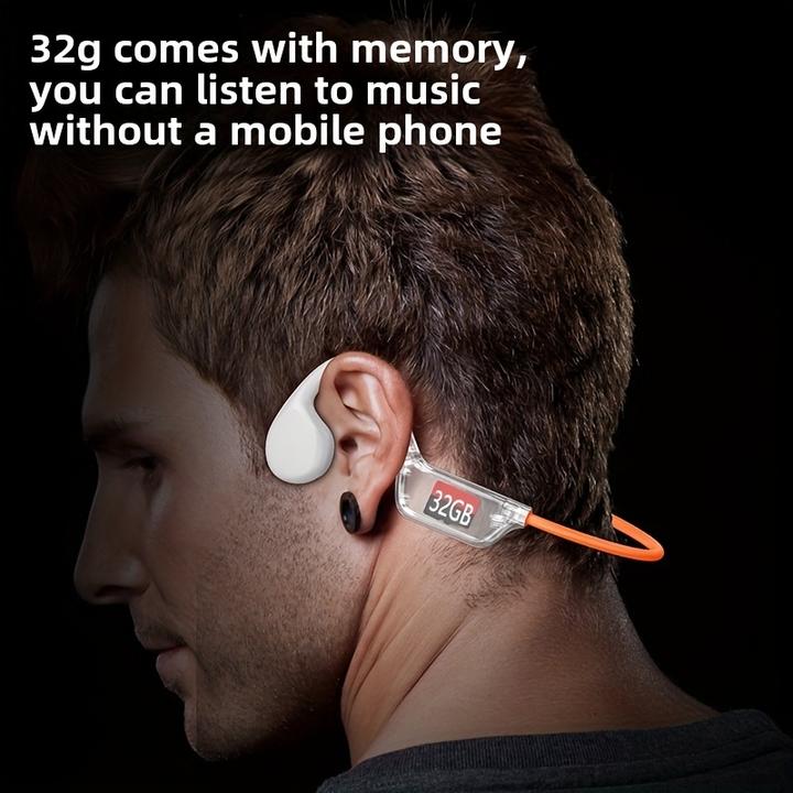 Immagine prodotto PhoneLook Bluetooth 5.4 Wasserdichte kabellose Knochenleitungs-Kopfhörer für Sport und Schwimmen mit 32 GB int (Senza fili)