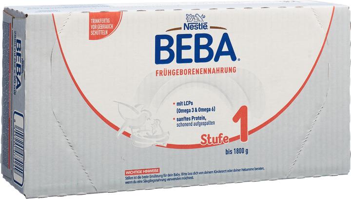 Actual product image Beba Premature baby food stage 1 ready to drink liq (1880 g, up to 12 M.)
