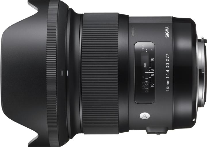 Immagine prodotto Sigma 24 mm, f/1,4 DG HSM ART, Canon EF (Canon EF, Canon EF-S, Full-frame)