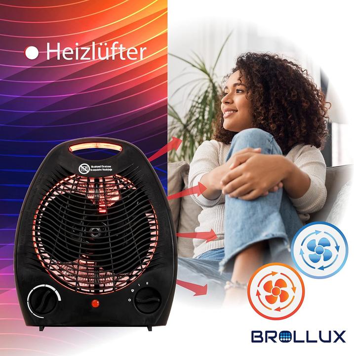 Produktbild Brollux Elektroheizung 2000W Weiss (2000 W)