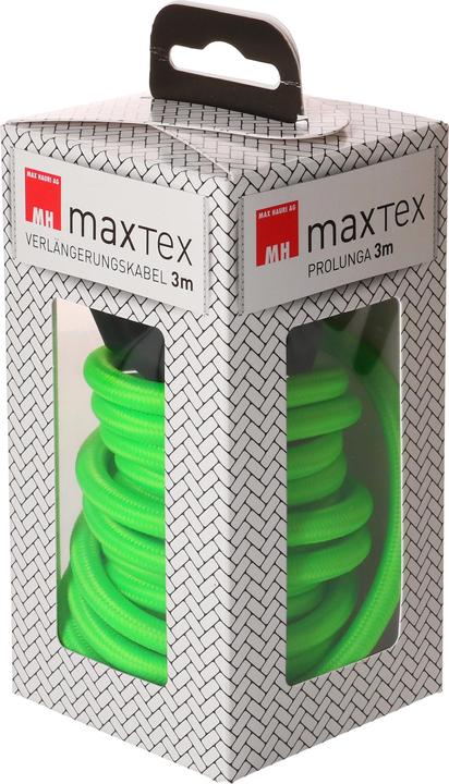 Produktbild Max Hauri maxTEX Textil-Verlängerung H05VV-F3G1.0 (3 m, Typ 12, Typ 13)