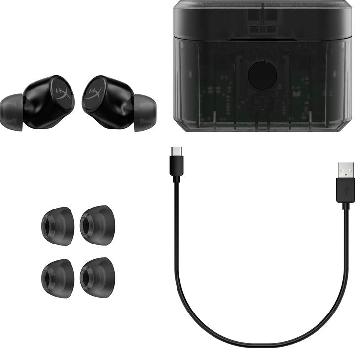 Image du produit HyperX Cirro Buds Pro Noir (ANC, 35 h, Sans fil)