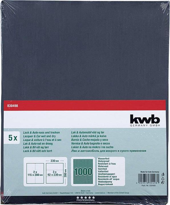 Immagine prodotto kwb Arco di levigatura (1000)