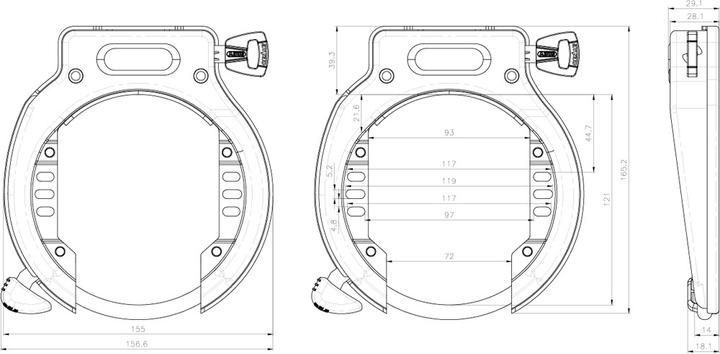 Immagine prodotto Abus 4650 XL NO BK OE