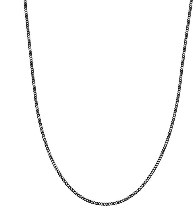 Actual product image True Rebels Men's necklace stainless steel - 37340 (Stainless steel, 55 cm)