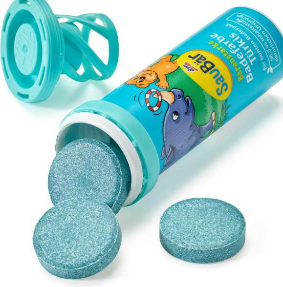 Produktbild dm SauBär Badefarbe (Badeperlen)