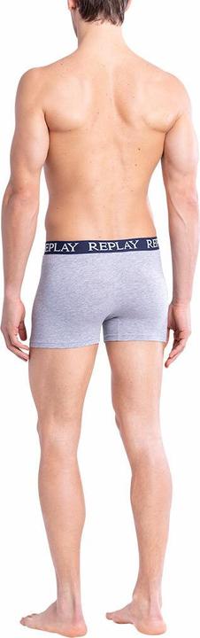 Produktbild Replay Trunk BOXER Style 01/C Basic Cuff Logo im 2er Pack (XXL, 2er Pack)