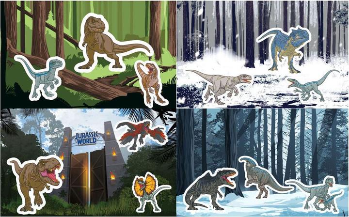 Image du produit Diakakis Kit d'autocollants Jurassic World